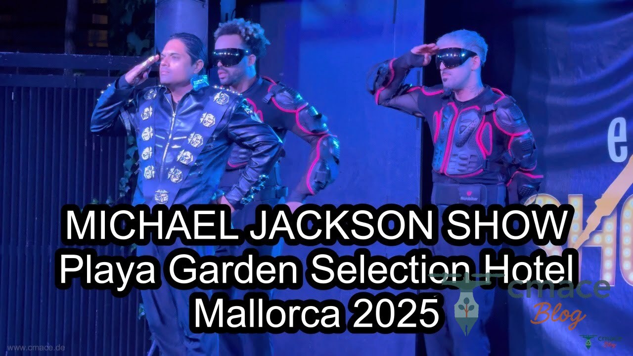 MICHAEL JACKSON SHOW 🎭 Playa Garden Selection Hotel & Spa Mallorca 2025
