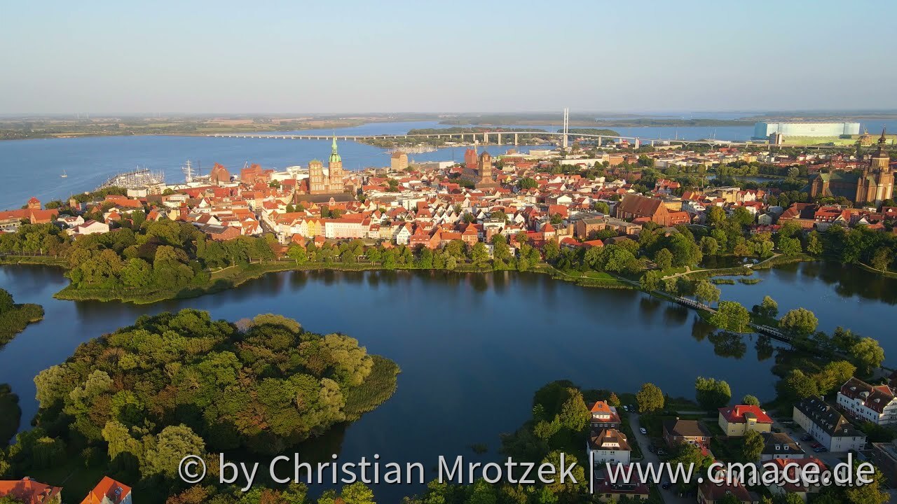 Stralsund im Spätsommer | Altstadt | Moorteich und Knieperteich | DJI Mavic Air 2 | 4K