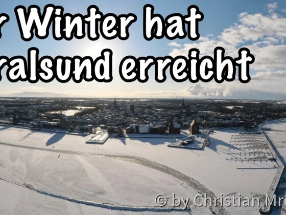 Der Sund im Eis | Stralsund im Winter 2021 | DJI