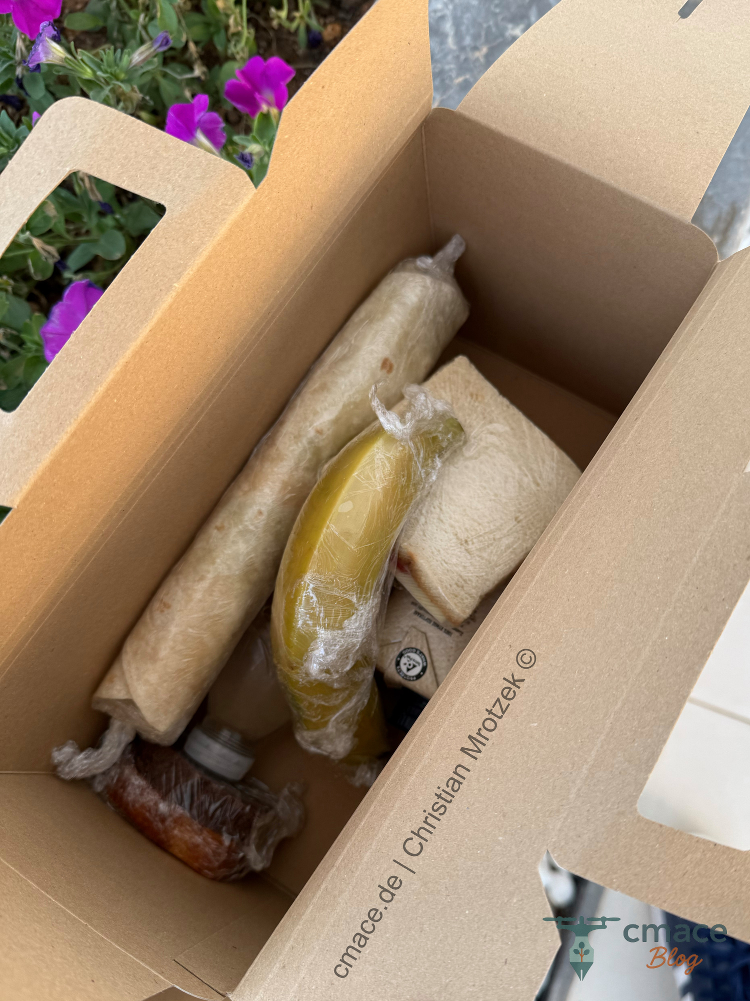 Frühstücks-Box bei Abreise