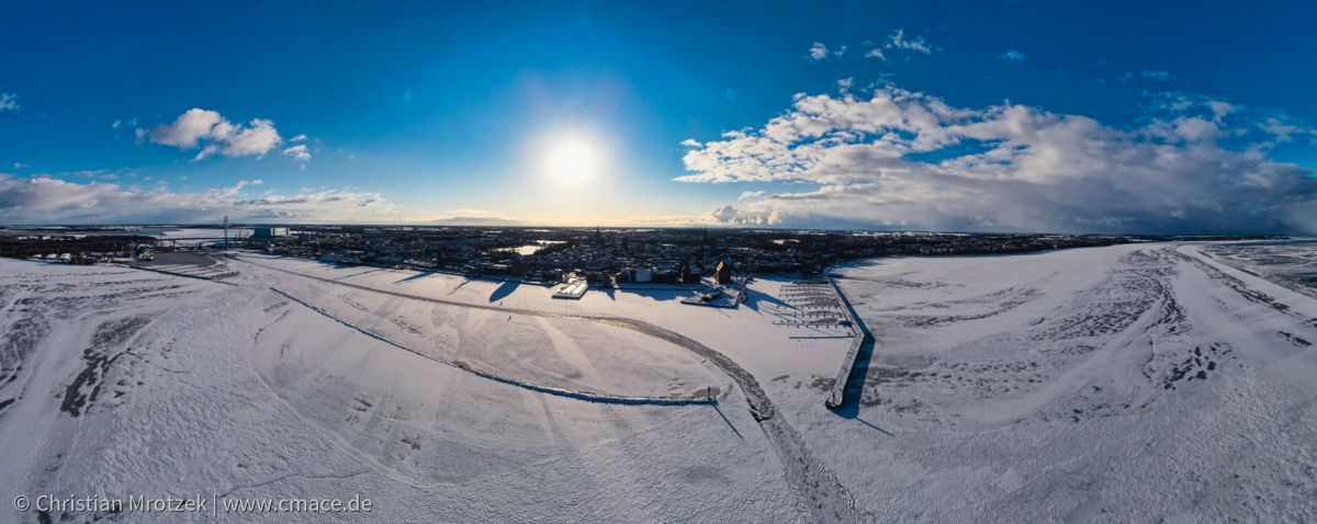 Strelasund unter einer Eisdecke | Winter 2021