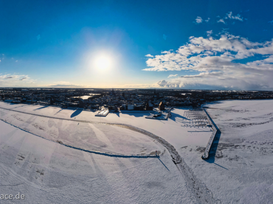 Strelasund unter einer Eisdecke | Winter 2021