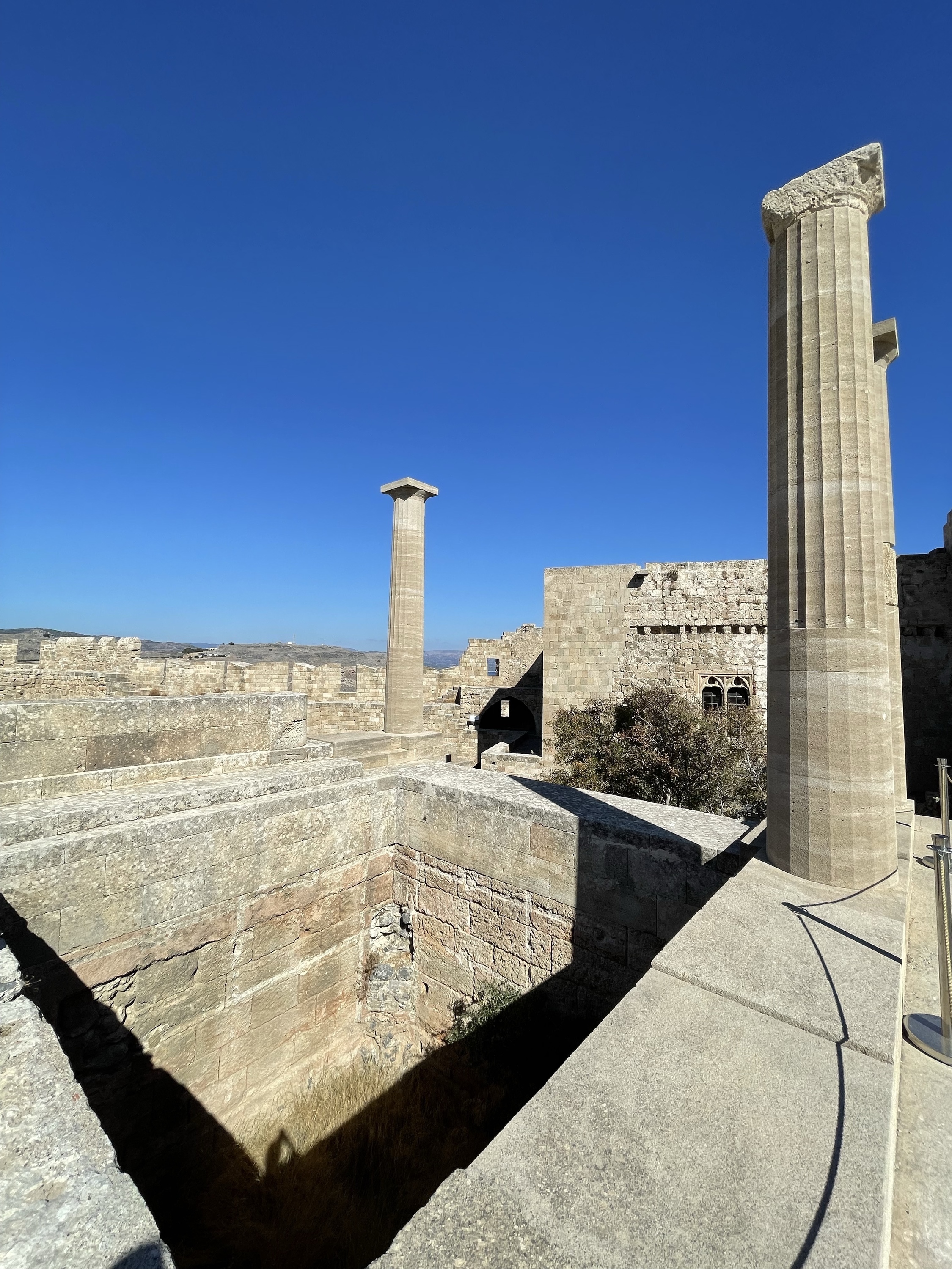 Akropolis von Lindos / Auf der Festung