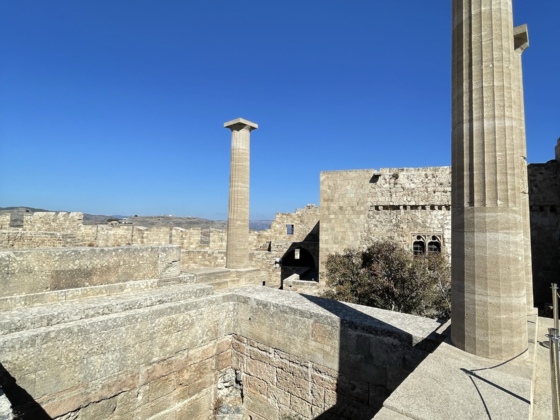 Akropolis von Lindos / Auf der Festung