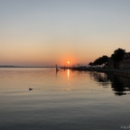 Sonnenaufgang am 23.09.2020 am Hafen/Sund