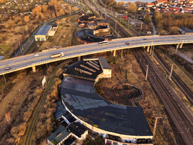 Überbaute Eisenbahngeschichte: Lokschuppen