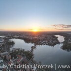 Sonnenuntergang über Stralsund | DJI | 4K