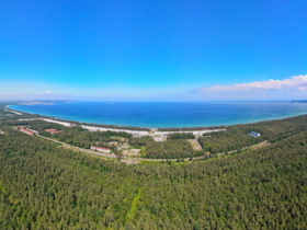 Panoramaaufnahme vom Koloss von Prora