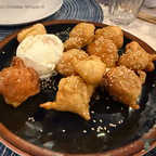 Dessert beim Abend im Tavernaki Restaurant (griechische Speisen)