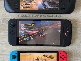 Handheld-Vergleich: Steam Deck, Nintendo Switch 2 & Switch OLED