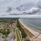 Zingst von oben – Luftaufnahme der Ostseeküste im Juni 2025