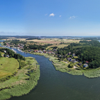 Seedorf auf Rügen – Sonnige Luftblicke über Hafen und Bodden