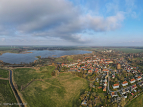 Franzburg und Richtenberger See aus der Vogelperspektive