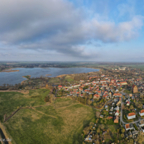 Franzburg und Richtenberger See aus der Vogelperspektive