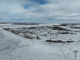 Höhe 23 in Devin – alles unter Schnee