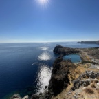 Blick von der Akropolis von Lindos / Auf der Festung