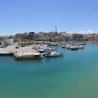 Blick aus der Festung auf den Hafen in Heraklion