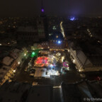 Weihnachtsmarkt Stralsund bei Nacht | Alter Markt