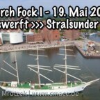 Gorch Fock I - Überführung in den Stralsunder Hafen am 19. Mai 2024
